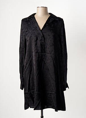Rochie scurtă mâneci lungi mâneci lungi negru IKKS femeie