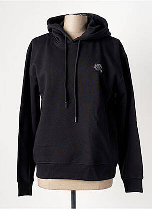 Hanorac cu glugă negru KARL LAGERFELD femeie