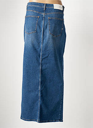 Fustă lungă croială dreaptă albastru VICOLO femeie