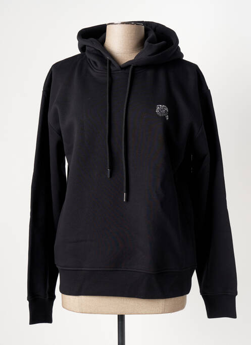 Hanorac cu glugă negru KARL LAGERFELD femeie