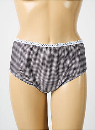 Chilot efect material satinat negru ANTIGEL femeie