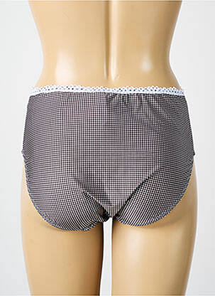 Chilot efect material satinat negru ANTIGEL femeie