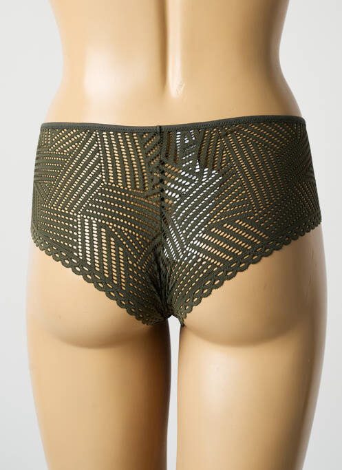 Shorty elasticitate verde ANTIGEL femme