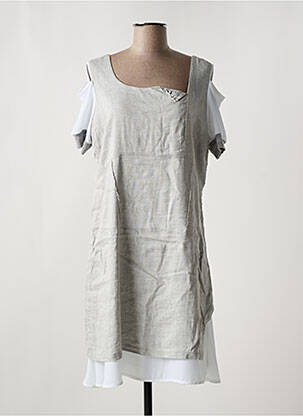 Rochie midi gri ELISA CAVALETTI femeie