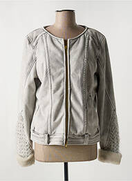 Jachete casual guler rotund gri ELISA CAVALETTI femeie