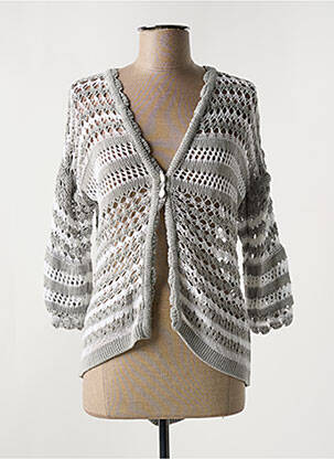 Vestă cu mâneci lungi gri ELISA CAVALETTI femeie