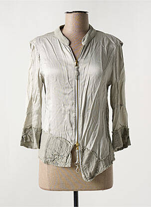 Jachete casual guler rotund gri ELISA CAVALETTI femeie