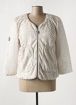 Geacă matlasată alb ELISA CAVALETTI femeie