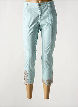 Pantalon trei sferturi albastru ELISA CAVALETTI femeie