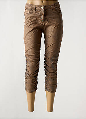 Pantalon trei sferturi maro ELISA CAVALETTI femeie