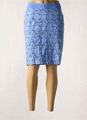 Fustă midi albastru ELISA CAVALETTI femeie