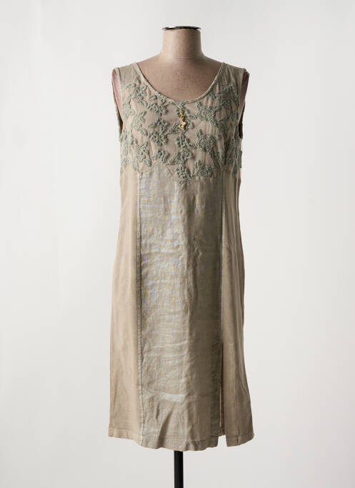 Rochie midi maro ELISA CAVALETTI femeie