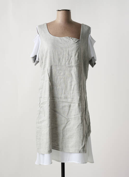 Rochie midi gri ELISA CAVALETTI femeie