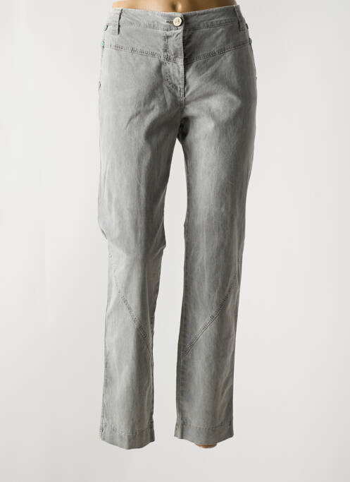 Pantalon drept gri ELISA CAVALETTI femeie