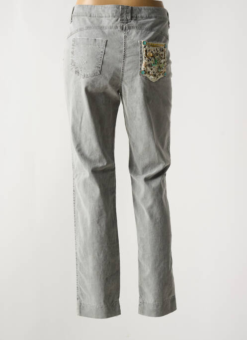 Pantalon drept gri ELISA CAVALETTI femeie