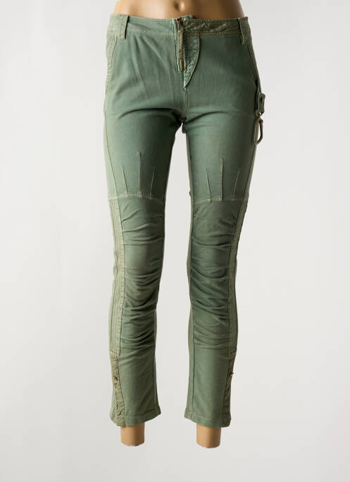Pantalon 7/8 verde ELISA CAVALETTI femeie