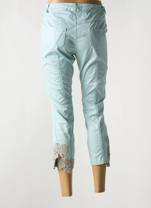 Pantalon trei sferturi elasticitate mărime normală albastru ELISA CAVALETTI femme