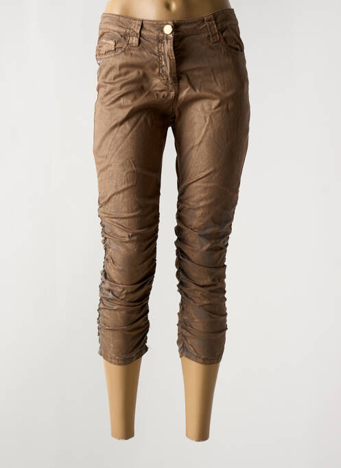 Pantalon trei sferturi maro ELISA CAVALETTI femeie