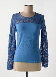Tricou mâneci lungi mâneci lungi albastru LE BOURGET femme