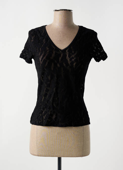 Tricou negru LE BOURGET femeie