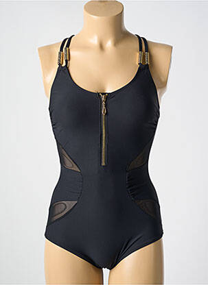 Costum de baie dintr-o singură piesă elasticitate top sutien modelat negru MIRADONNA femeie