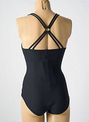 Costum de baie dintr-o singură piesă elasticitate top sutien modelat negru MIRADONNA femeie