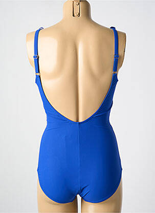 Costum de baie dintr-o singură piesă elasticitate top sutien modelat albastru MIRADONNA femeie