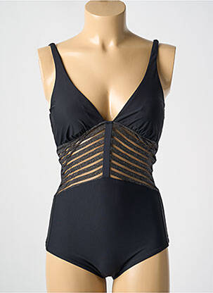 Costum de baie dintr-o singură piesă elasticitate top sutien modelat negru MIRADONNA femeie