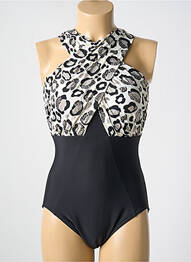 Costum de baie dintr-o singură piesă sutien cupe întregi cu decolteu înalt sutien cupe întregi cu decolteu înalt negru MIRACLESUIT femme
