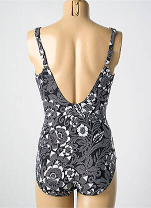 Costum de baie dintr-o singură piesă elasticitate sutien cupe întregi cu decolteu înalt negru MIRACLESUIT femeie