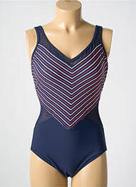 Costum de baie dintr-o singură piesă sutien cupe întregi cu decolteu înalt sutien cupe întregi cu decolteu înalt albastru MIRACLESUIT femme