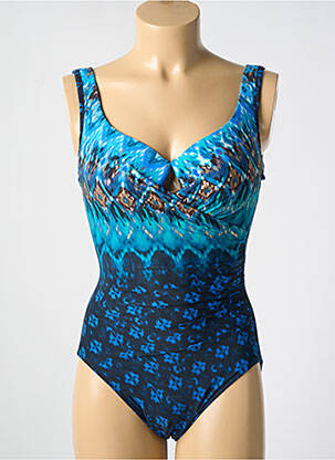 Costum de baie dintr-o singură piesă imprimeu fantezie top sutien modelat albastru MIRACLESUIT femeie