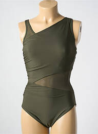 Costum de baie dintr-o singură piesă elasticitate verde MIRACLESUIT femeie