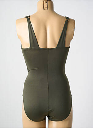 Costum de baie dintr-o singură piesă elasticitate verde MIRACLESUIT femeie