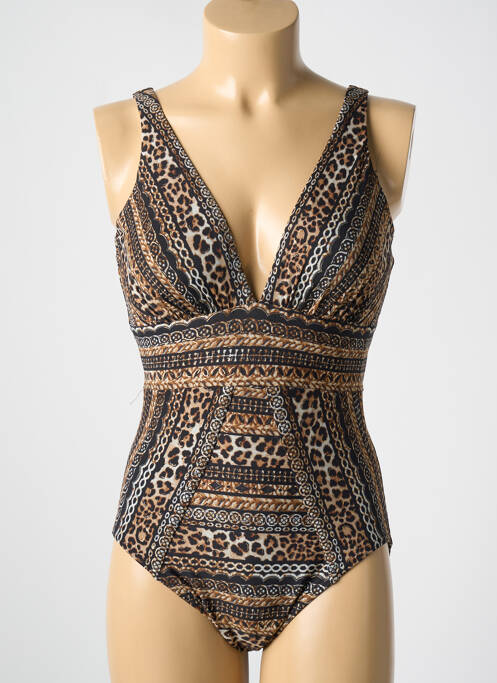 Costum de baie dintr-o singură piesă maro MIRACLESUIT femeie