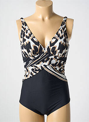 Costum de baie dintr-o singură piesă elasticitate top sutien modelat negru MIRADONNA femeie