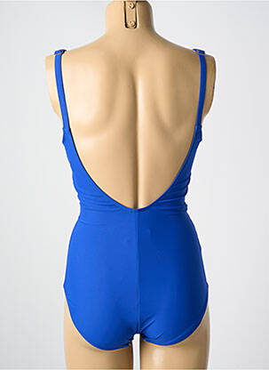 Costum de baie dintr-o singură piesă imprimeu fantezie top sutien modelat albastru MIRADONNA femeie