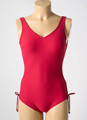 Costum de baie dintr-o singură piesă elasticitate top sutien modelat roșu MIRADONNA femeie