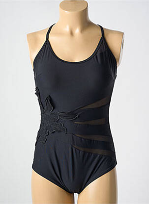 Costum de baie dintr-o singură piesă elasticitate top sutien modelat negru MIRADONNA femeie