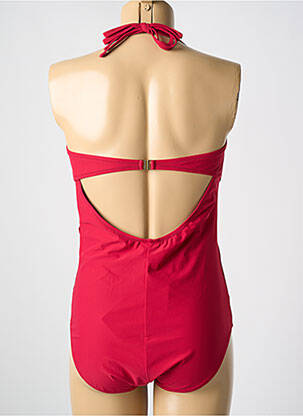 Costum de baie dintr-o singură piesă elasticitate top sutien modelat roșu MIRADONNA femeie