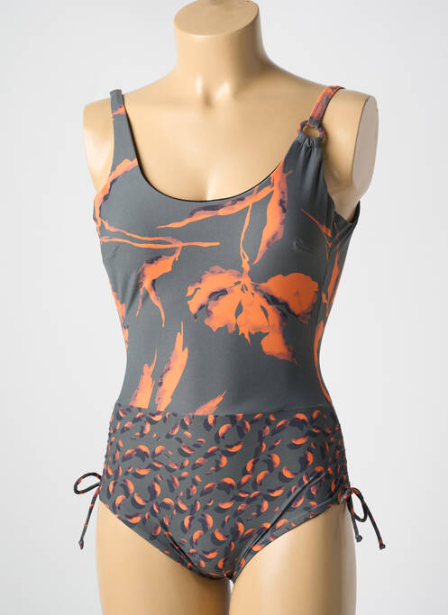 Costum de baie dintr-o singură piesă gri MIRADONNA femeie