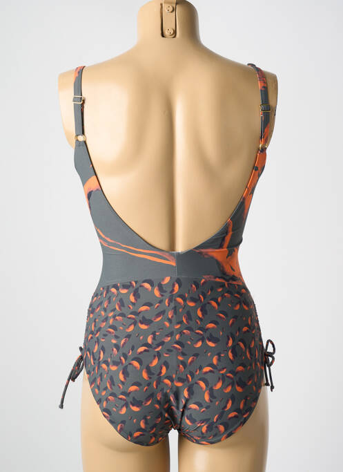 Costum de baie dintr-o singură piesă gri MIRADONNA femeie