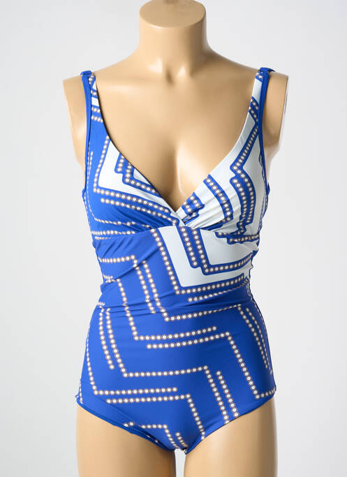 Costum de baie dintr-o singură piesă albastru MIRADONNA femeie