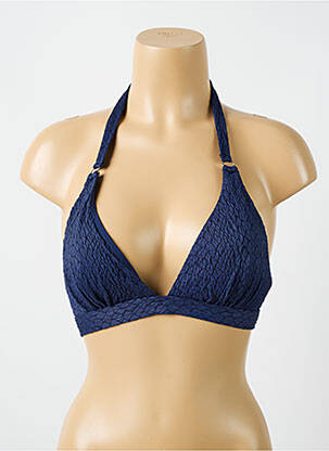 Sutien de costum de baie sutien cu susținere înaltă și burete detașabil sutien cu susținere înaltă și burete detașabil albastru CYELL femeie