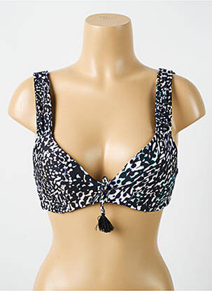 Sutien de costum de baie elasticitate top sutien push-up negru CYELL femeie