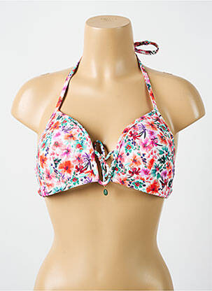 Sutien de costum de baie elasticitate top sutien push-up portocalie CYELL femeie