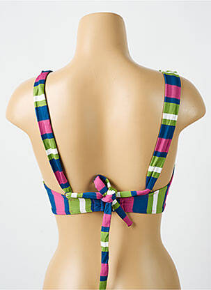 Sutien de costum de baie elasticitate sutien cupe întregi cu decolteu înalt verde CYELL femeie