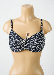 Sutien de costum de baie elasticitate sutien cupe întregi cu decolteu înalt negru CYELLE femme