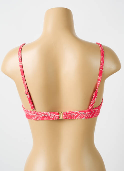 Sutien de costum de baie elasticitate sutien cupe întregi cu decolteu înalt roșu CYELL femme