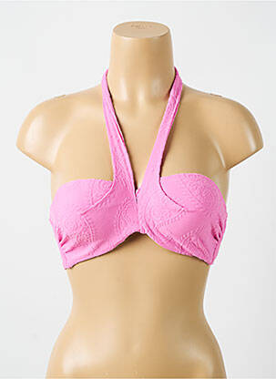Sutien de costum de baie elasticitate top sutien modelat roz CYELL femeie